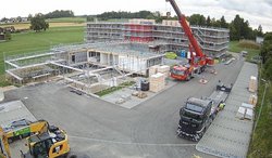 Ein Modulares Gebäude in seiner vierten Nutzung