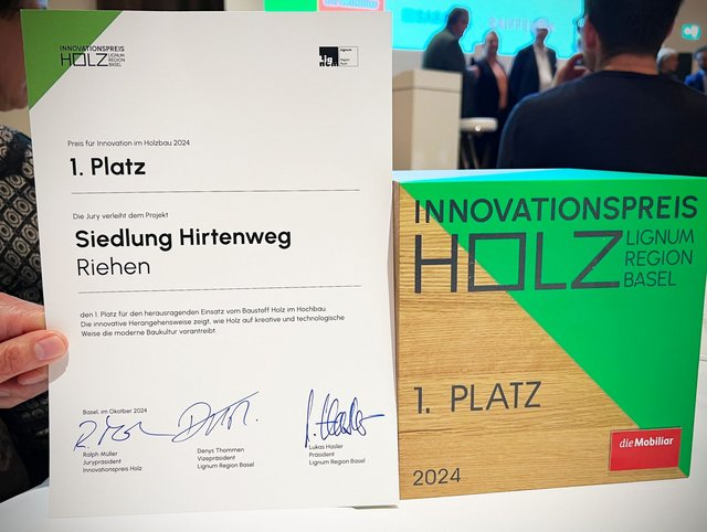 Innovationspreis Holz Prix Lignum 2024