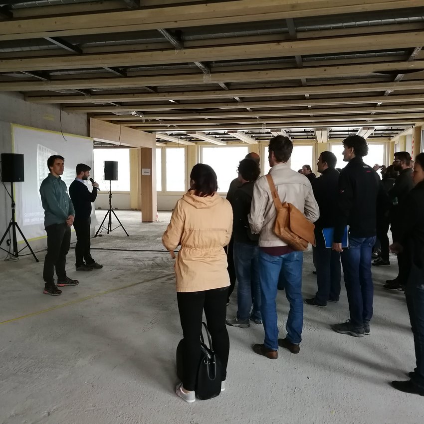 Suurstoffi22 - Baustellenbesichtigung in Risch-Rotkreuz