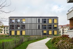 Modulares Holz-Hybridbausystem für Schulen in Genf