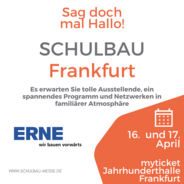 Schulbau Salon und Messe in Frankfurt am 16. - 17. April 2024