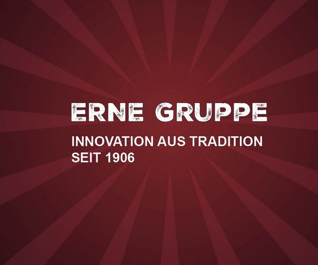Die ERNE Gruppe – Innovation aus Tradition seit 1906