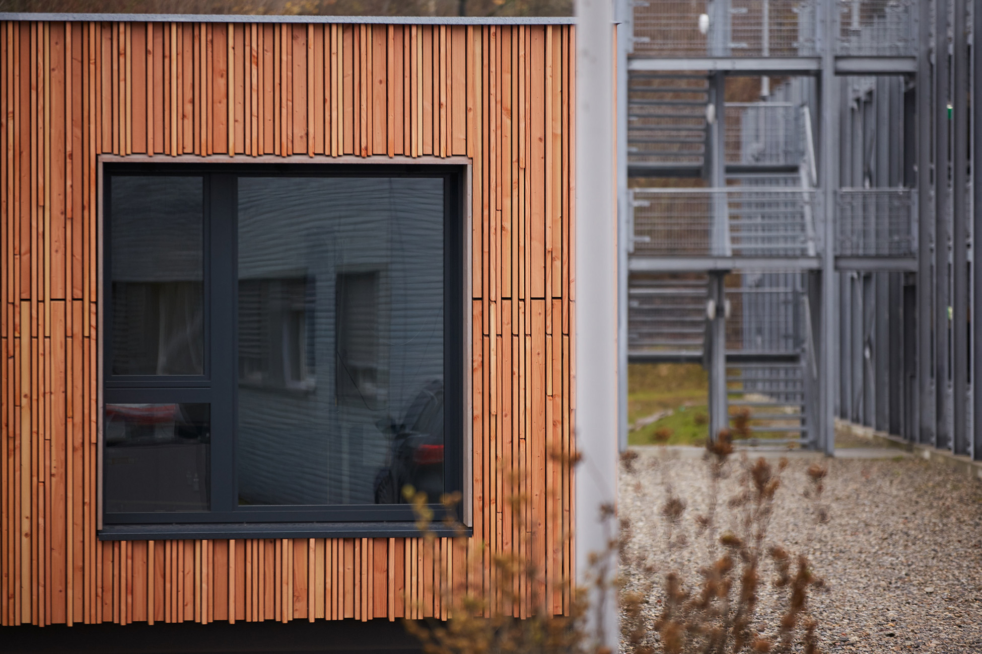 Auschnitt, Fenster, Baubüro Saig in Stein